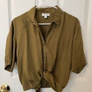 Top shop shirt with tie